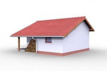  Projekt budynku gospodarczego G21 budynek gospodarczy (SLN1800) - projekt budynku parterowego - Zdjęcie 2
