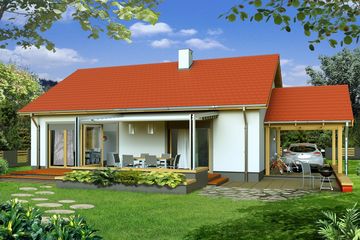  Projekt domu Alan wersja B (WRD1675) - projekt domu parterowego - Zdjęcie 2