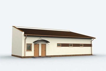  Projekt budynku gospodarczego G161 budynek gospodarczy (SLN1934) - projekt budynku parterowego - Zdjęcie 2