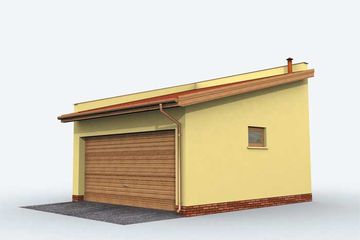  Projekt budynku gospodarczego G27mini budynek gospodarczy (SLN1938) - projekt budynku parterowego - Zdjęcie 2