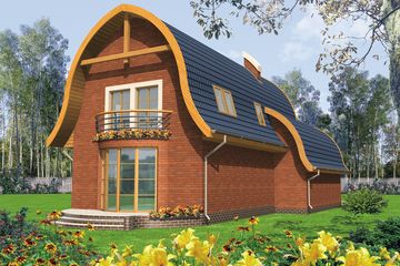  Projekt domu Karii G1 (WRC1583) - projekt domu parterowego z poddaszem - Zdjęcie 2