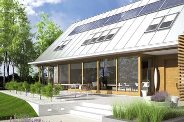  Projekt domu EX 3 G1 (WRC1887) - projekt domu parterowego z poddaszem - Zdjęcie 2