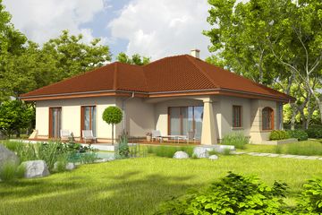  Projekt domu Kornelia II G2 (WRC1889) - projekt domu parterowego - Zdjęcie 2