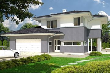  Projekt domu Michał paliwo stałe wersja A (WRD1946) - projekt domu parterowego z poddaszem - Zdjęcie 2