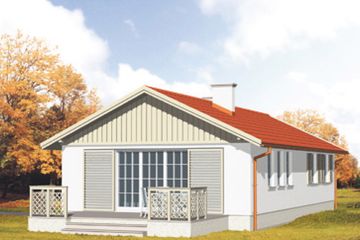  Projekt domu Riviera (KSA1121) - projekt domu parterowego - Zdjęcie 2