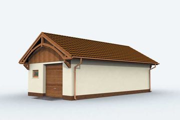  Projekt budynku gospodarczego G147 budynek gospodarczy (SLN1922) - projekt budynku parterowego - Zdjęcie 2