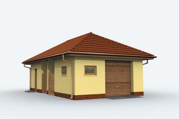  Projekt budynku gospodarczego G148 budynek gospodarczy (SLN1923) - projekt budynku parterowego - Zdjęcie 2