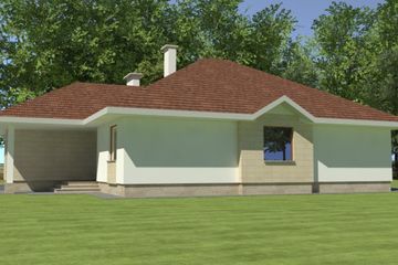  Projekt domu DJ 010 (WAM1010) - projekt domu parterowego - Zdjęcie 2