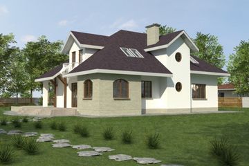  Projekt domu DJ 012 (WAM1011) - projekt domu parterowego z poddaszem - Zdjęcie 2