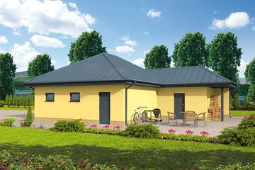  Projekt budynku gospodarczego G306 budynek gospodarczy (SLN2116) - projekt budynku parterowego - Zdjęcie 2