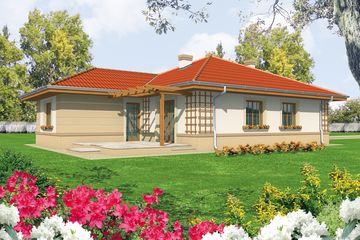  Projekt domu Kleo G1 (WRC1565) - projekt domu parterowego - Zdjęcie 2