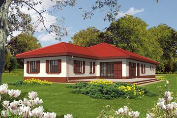  Projekt domu Koko G2 (WRC1568) - projekt domu parterowego - Zdjęcie 2