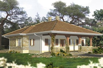  Projekt domu Argo (WRH1162) - projekt domu parterowego - Zdjęcie 2