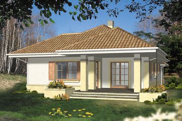  Projekt domu Ceti I (WRH1164) - projekt domu parterowego - Zdjęcie 2