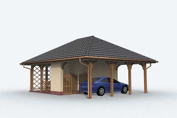  Projekt budynku gospodarczego G153 budynek gospodarczy (SLN1926) - projekt budynku parterowego - Zdjęcie 2