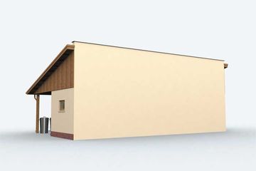  Projekt budynku gospodarczego G158 budynek gospodarczy (SLN1931) - projekt budynku parterowego - Zdjęcie 2