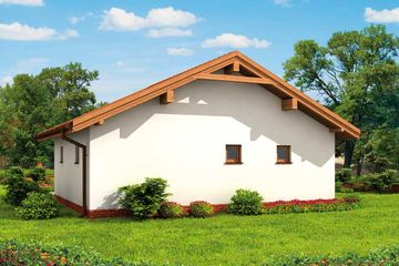  Projekt budynku gospodarczego G1B budynek gospodarczy (SLN2006) - projekt budynku parterowego - Zdjęcie 2