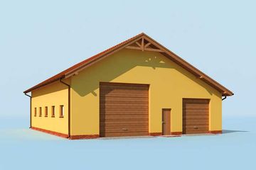  Projekt budynku gospodarczego G231 budynek gospodarczy (SLN2007) - projekt budynku parterowego - Zdjęcie 2