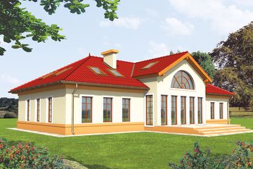  Projekt domu Telimena (WRC1174) - projekt domu parterowego z poddaszem - Zdjęcie 2