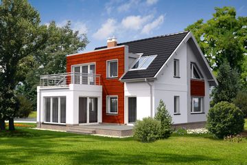  Projekt domu Essen II DCP214a (WOB1112) - projekt domu parterowego z poddaszem - Zdjęcie 2