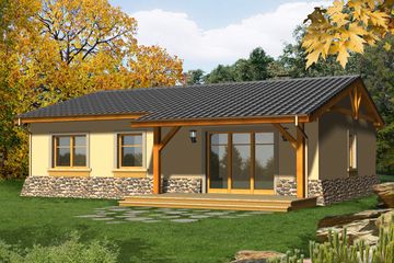  Projekt domu Akapit (WRN1140) - projekt domu parterowego - Zdjęcie 2