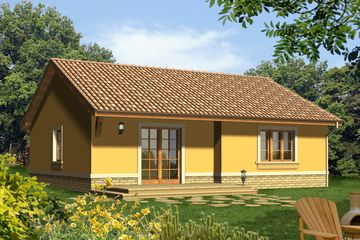  Projekt domu Eureka (WRN1144) - projekt domu parterowego - Zdjęcie 2