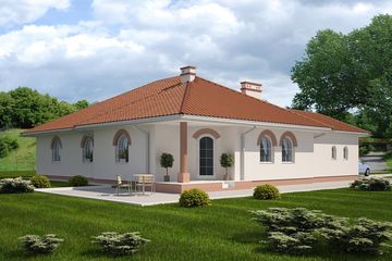  Projekt domu Kazimierz (PRA1036) - projekt domu parterowego - Zdjęcie 2