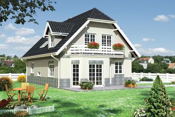  Projekt domu Rozalia - murowana – ceramika (KRD2429) - projekt domu parterowego z poddaszem - Zdjęcie 2