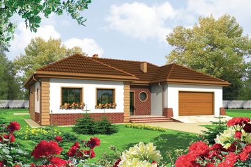  Projekt domu Teosia II G2 (WRC1179) - projekt domu parterowego - Zdjęcie 2