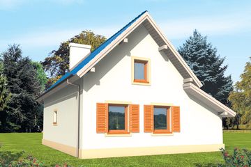  Projekt domu Tereska (WRC1182) - projekt domu parterowego - Zdjęcie 2