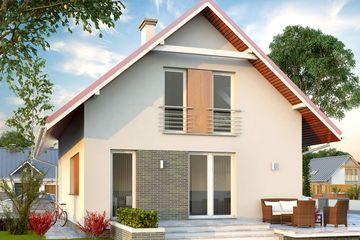  Projekt domu Jagoda 2 NF40 (BSA1881) - projekt domu parterowego z poddaszem - Zdjęcie 2