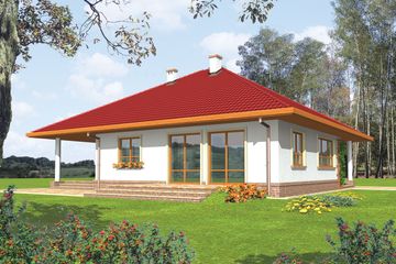  Projekt domu Suzi (WRC1197) - projekt domu parterowego - Zdjęcie 2