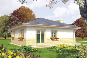  Projekt domu Nora (WRC1049) - projekt domu parterowego - Zdjęcie 2