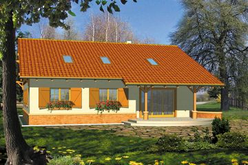  Projekt domu Apollo I (WRH1040) - projekt domu parterowego - Zdjęcie 2