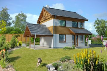  Projekt domu Glasgow LMP18 (WRB1013) - projekt domu z pełnym piętrem - Zdjęcie 2