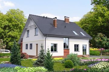  Projekt domu Preston LMP22 (WRB1016) - projekt domu parterowego z poddaszem - Zdjęcie 2