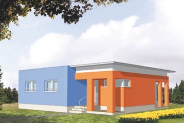  Projekt domu Fortuna (KSA1246) - projekt domu parterowego - Zdjęcie 2