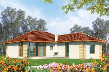  Projekt domu Ola G1 (e. III) (WRC1055) - projekt domu parterowego - Zdjęcie 2