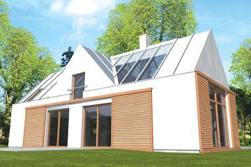  Projekt domu Nikita (WRC1063) - projekt domu parterowego z poddaszem - Zdjęcie 2