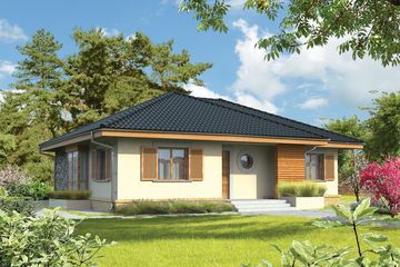  Projekt domu Franczi (WRC1841) - projekt domu parterowego - Zdjęcie 2