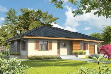  Projekt domu Franczi G1 (WRC1842) - projekt domu parterowego - Zdjęcie 2