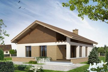  Projekt domu As (BSA1555) - projekt domu parterowego - Zdjęcie 2