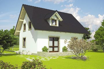  Projekt domu Ewelinka (WRC1400) - projekt domu parterowego z poddaszem - Zdjęcie 2