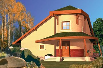  Projekt domu Zbyszko (WRC1217) - projekt domu parterowego z poddaszem - Zdjęcie 2