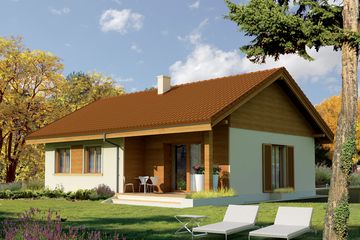  Projekt domu Mel (WRC1853) - projekt domu parterowego - Zdjęcie 2