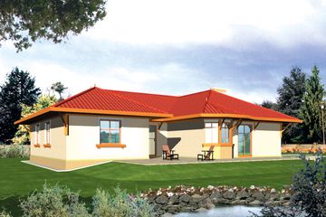  Projekt domu Natalia G2 (WRC1080) - projekt domu parterowego - Zdjęcie 2