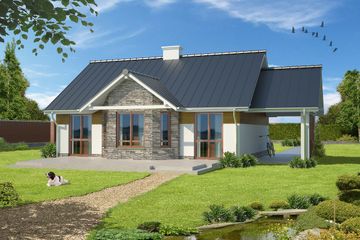  Projekt domu Lwów LMB20 (WRB1051) - projekt domu parterowego - Zdjęcie 2