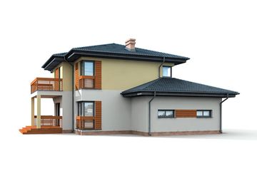  Projekt domu Brunei (SLN1599) - projekt domu z pełnym piętrem - Zdjęcie 2