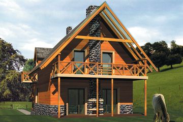  Projekt domu Bronka (duża) (WRC1431) - projekt domu parterowego z poddaszem - Zdjęcie 2