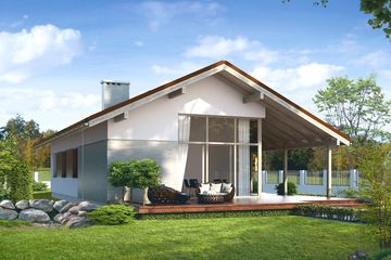 Projekt domu Heban MC (BSA1898) - projekt domu parterowego - Zdjęcie 2